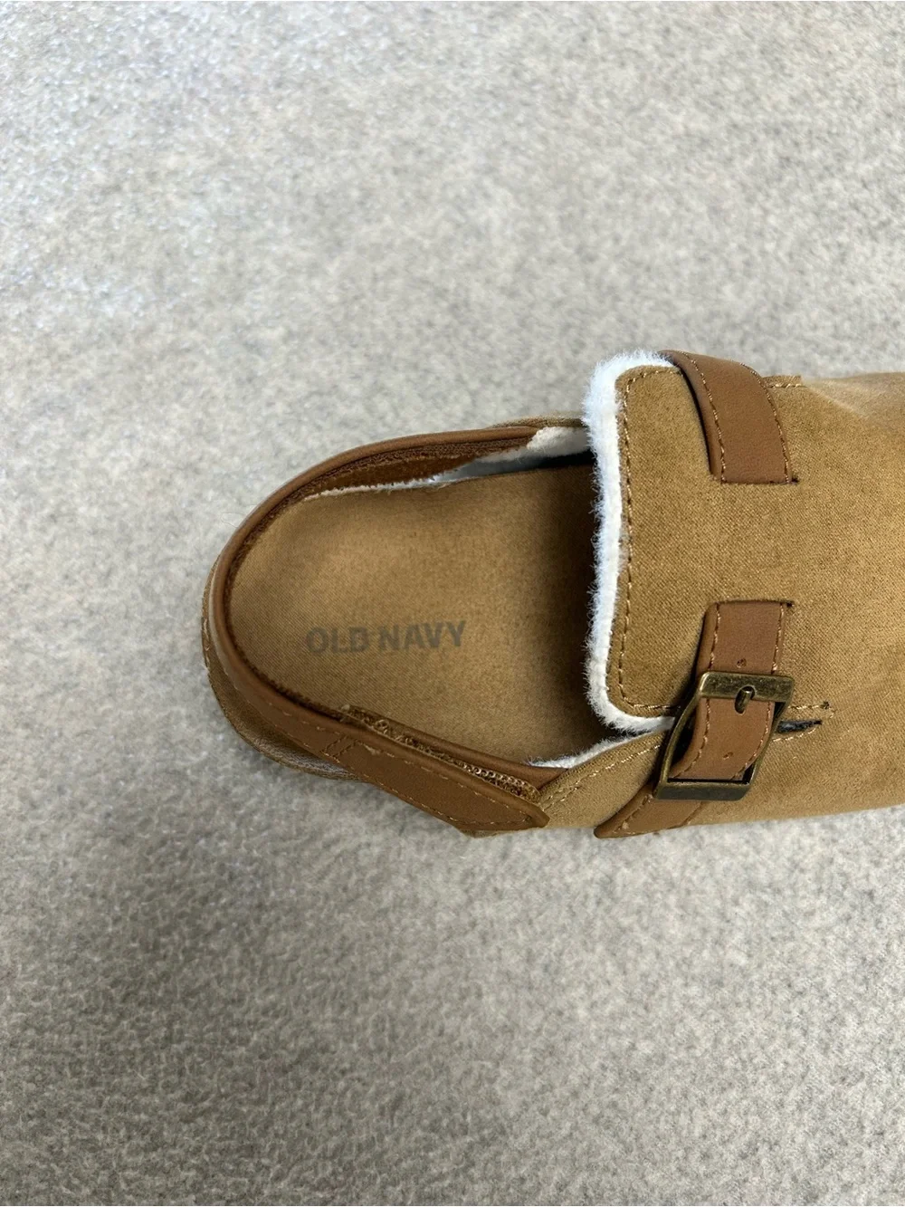 Old Navy Faux-Suede Clogs for Toddler Girls Tan Size 11